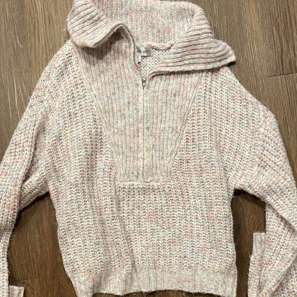 Chinti & Parker Multicolor Knit Turtleneck Sweater